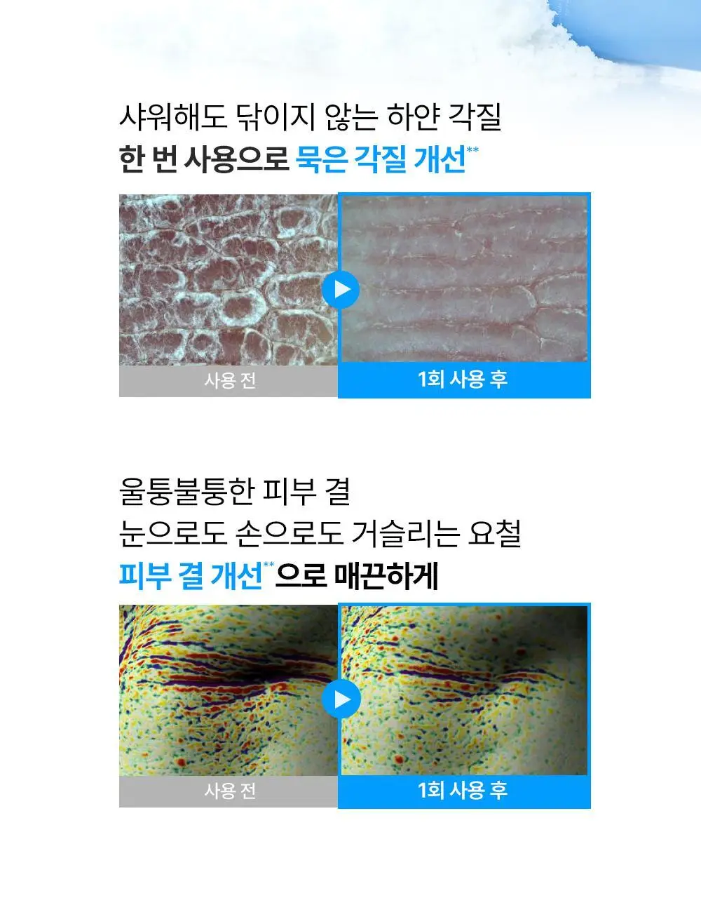 [트러블피부 전용] 낫포유 클리어 트러블 진정 쿨링 데일리 팩스크럽 220g 기획세트 (바디워시 30ml 증정) 상세페이지 9